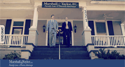 Desktop Screenshot of marshalltaylorlawfirm.com