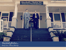 Tablet Screenshot of marshalltaylorlawfirm.com